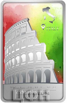 2019 Гана 1 седи «7 Wonders of the Modern World»  COLOSSEUM (реверс).jpg