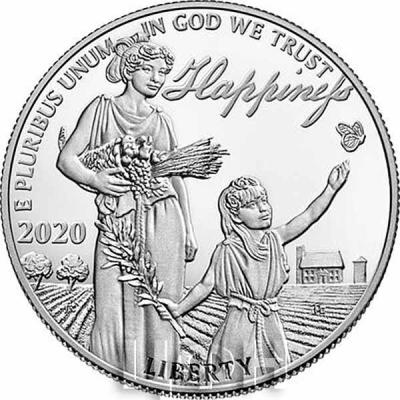 2020 год, монета США «Happiness» (аверс).jpg