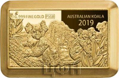 5$ Фиджи 2019 год «AUSTRALIAN KOALA» (реверс).jpg