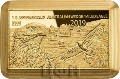 5$ Фиджи 2019 год «AUSTRALIAN WEDGE-TAILED EAGLE» (реверс).jpg