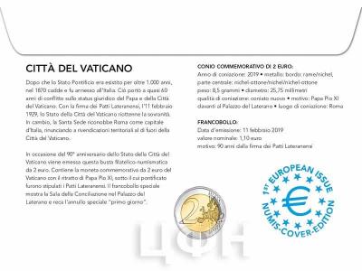 2 евро, Ватикан «90-летие основания города‑государства Ватикан» (реверс).jpg