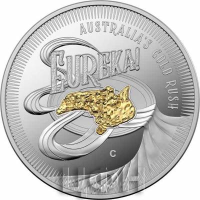 2020 год Австралия $1 «Eureka!» (реверс).jpg