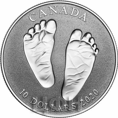 Канада 10$ 2020 год «На рождение» (реверс).jpg