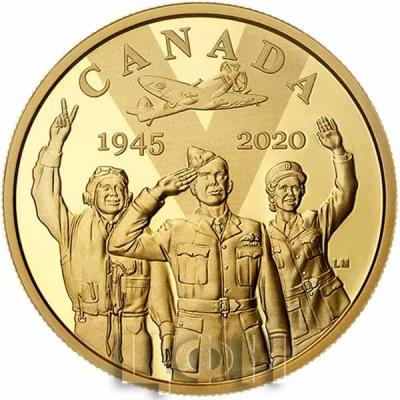 Канада 100$ 2020 год «75th Anniversary of V-E Day» (реверс).jpg