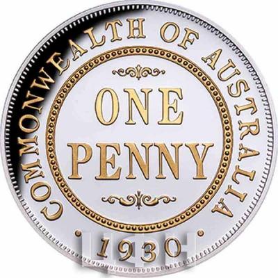 1$ Ниуэ 2020 год «COMMONWEALTH OF AUSTRALIA (ONE PENNY 1930)» (реверс).jpg