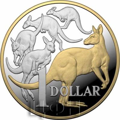 1$ Австралия 2020 год «Кенгуру» (реверс).jpg