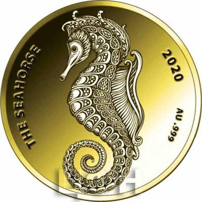 Демократическая Республика Конго 100 франков 2020 год «THE SEAHORSE» (реверс).jpg