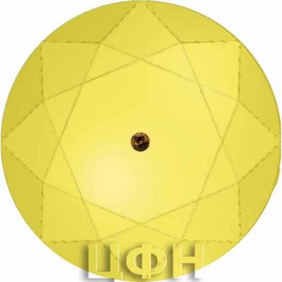 Камерун  1000 франков кфа 2019 год «Золотой бриллиант» (реверс).jpg