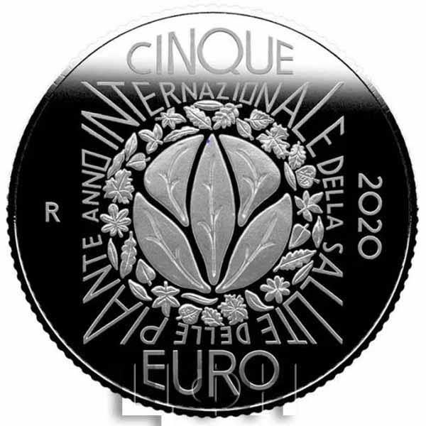 2020, 5 евро Италия, памятная монета - «Международный год здоровья растений» (реверс).jpg