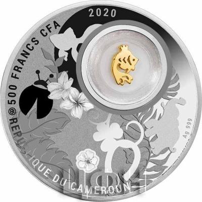 Камерун  500 франков кфа 2020 год «Рыбка» (аверс).jpg