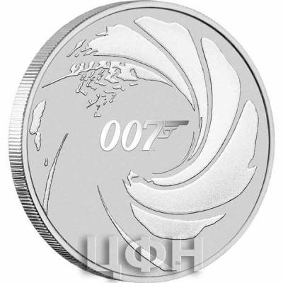 Тувалу 1 доллар 2020 год «Агент 007» (реверс).jpg