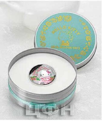 Острова Кука 5$ 2020 год «HELLO KITTY 45TH ANNIVERSARY».jpg