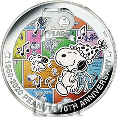 Острова Кука 5 долларов 2020 год «1950 - 2020 PEANUTS 70TH ANNIVERSARY» (реверс).jpg