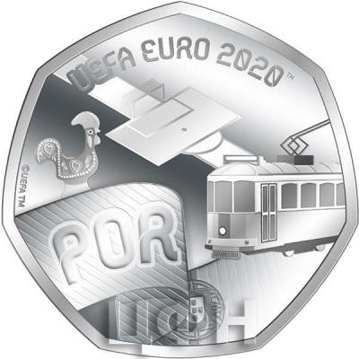 Гибралтар 20 пенсов 2020 год «Португалия UEFA EURO  2020» (реверс).jpg