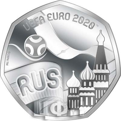 Гибралтар 20 пенсов 2020 год «Россия UEFA EURO  2020» (реверс).jpg