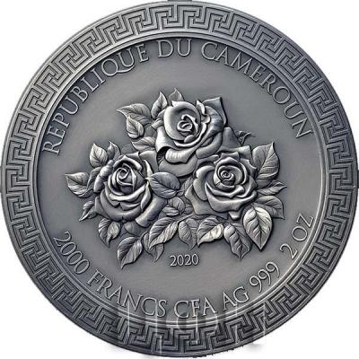 Three Graces Celestial Beauty 2 oz Antique finish Silver Coin 2000 Francs Cameroon 2020 (аверс).jpg