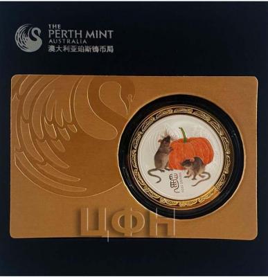 YEAR OF THE MOUSE Chinese Zodiac 1 Oz Silver Coin 1$ Australia 2020 (реверс).jpg