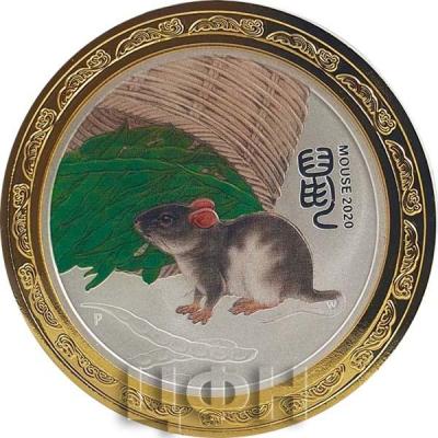 YEAR OF THE MOUSE Chinese Zodiac 1 Oz Silver Coin 1$ Australia 2020 (реверс).jpg