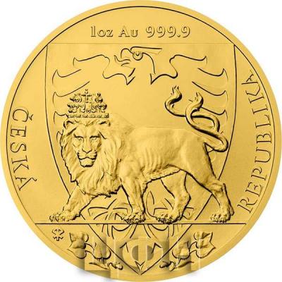 Zlatá investiční mince Český lev 2020 stand (реверс).jpg