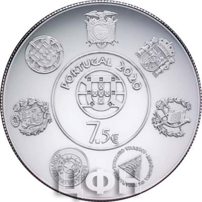 «2015, 7.5 евро Португалия, памятная монета - «Исторический поезд», «Иберо-Американская серия» » (1).jpg