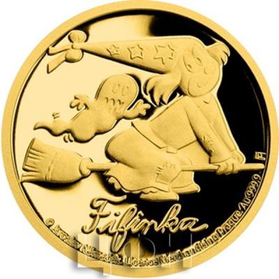 «Zlatá mince Čtyřlístek - Fifinka proof» (2).jpg