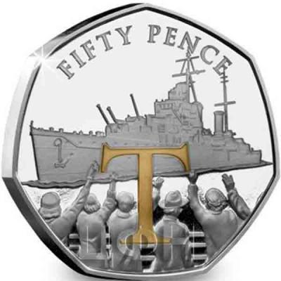 «50p Coins Isle of Man 2020 T – HMS Dido Battleship returning home» (2).jpg