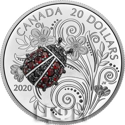 «1 oz. Pure Silver Coin - Bejeweled Bugs Ladybug» (2).jpg