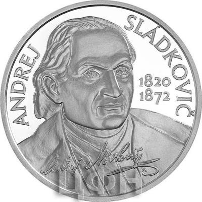 «Stříbrná mince Andrej Sládkovič - 200. výročí narození 2020 Proof» (1).jpg