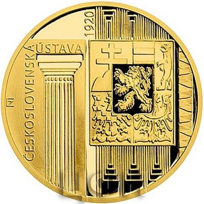 «Zlatá mince Rok 1920 - První československá ústava proof» (2).jpg