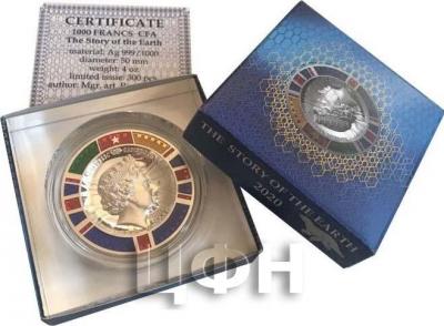 «POLAR BEAR 4 Oz Silver Coin 1000 Francs Cameroon 2020» (4).jpg