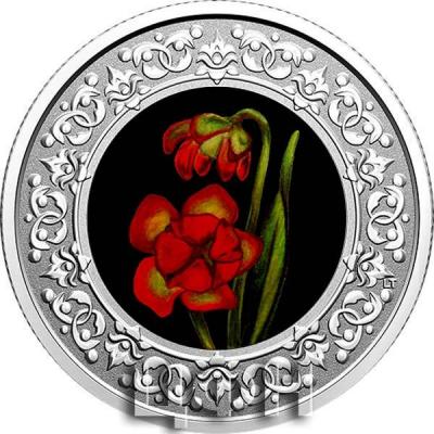 «3 dollars Canada Pure Silver Coloured Coin – Purple Violet Floral Emblems of Canada - Alberta» (1).JPG