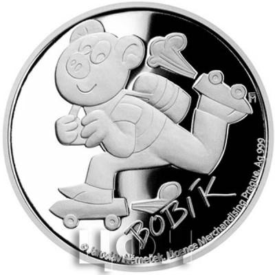 «Stříbrná mince Čtyřlístek - Bobík proof» (2).jpg