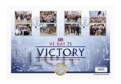 «JUST 250 UK Silver Coin Covers issued to mark the 75th Anniversary of VE Day» (2).jpg