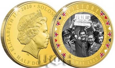 2020 год, половина доллара Соломоновы Острова «VICTORY 8 TH MAY 1945»  (3).jpg