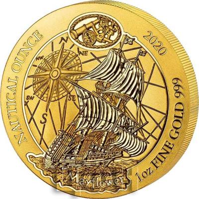 «1 Oz Gold - Uncirculated» «BANKI NKURU Y´U RWANDA», «MAYFLOWER» (2).jpg