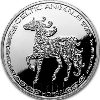 «2020 Republic of Chad 1 oz Silver Celtic Animals (Horse)» (2).jpg