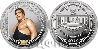 19 мая 1946 Andre the Giant. WWE Hall Of Fame Proof Coin Collection With Display Box.JPG