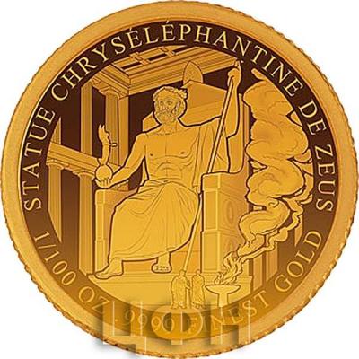 Кот-д’Ивуар 100 франков 2020 «STATUE CHRYSELEPHANTINE DE ZEUS» (реверс).jpg
