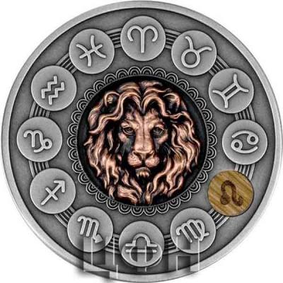 «LEO Lion Zodiac Signs 1 Oz Silver Coin 1$ Niue 2020».JPG
