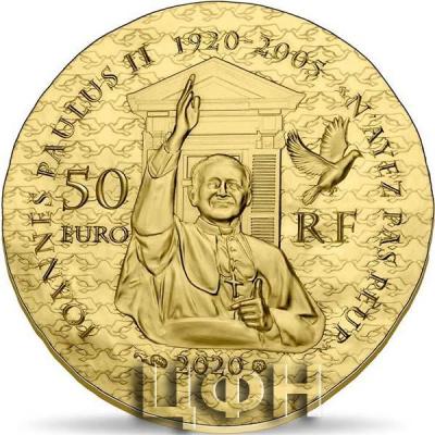 2020, 50 евро Франция - «SISTER EMMANUELLE 50€ GOLD COIN» (2).jpg