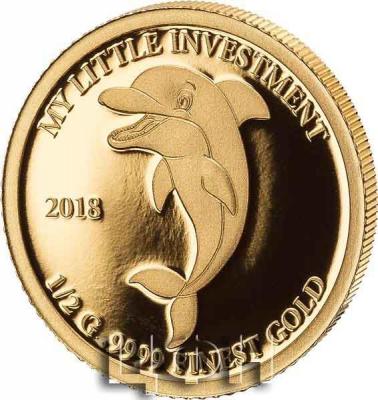 10 Dollars Salomonen My Little Investment Delfin 2018..jpg
