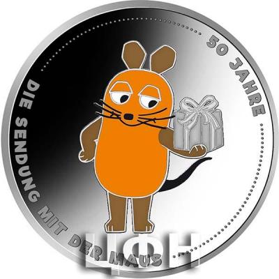 2021, 20 евро Германия, памятная монета - «Телешоу с мышью» (реверс).jpg