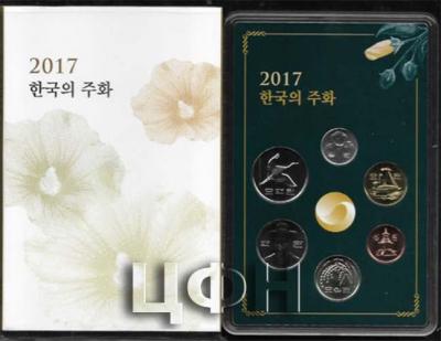 2017 South Korea Original Mint Set . 6 COINS  1 WON, 5 WON, 10 WON, 50 WON, 100 WON, 500 WON (2).jpg