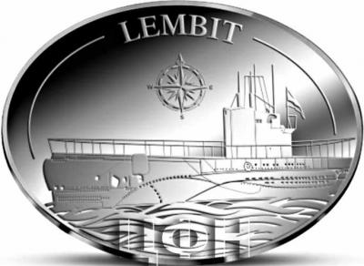 «Niue 1$ Coin «Подводная лодка Лембит»  (2).jpg