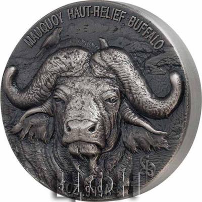 «5 Unzen Silber Elfenbeinküste Mauquoy Hoch-Relief Büffel 2020» (2).jpg