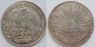 8 реалов Oaxaca 1868 г..JPG