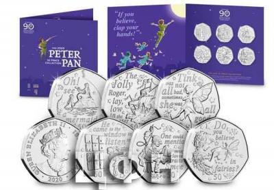 «JUST RELEASED SIX Brand New 2020 Peter Pan 50p Coins» (1).jpg