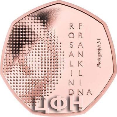 «Rosalind Franklin 2020 UK 50p Gold Proof Coin».jpg