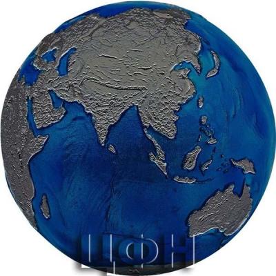 «BLUE MARBLE AT NIGHT Planet Earth Spherical 3 Oz Silver Coin 5$ Barbados 2021» (1).jpg