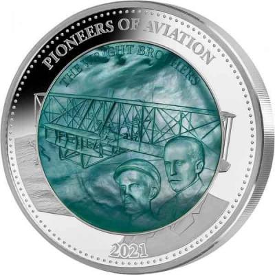 «25 Dollars 2021 Solomon Islands PIONEERS OF AVIATION Mother Of Pearl 5 Oz Silver Coin » (2).jpg